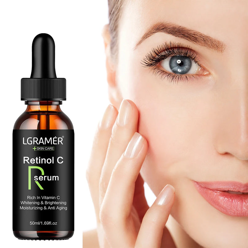 Retinol Envelhecimento Elimina as Rugas Serum Serum de Encolhimento de Poros Serum Branqueador Serum Hidratante Manchas de Pigmento Remover Óleo de Reafirmação do Rosto