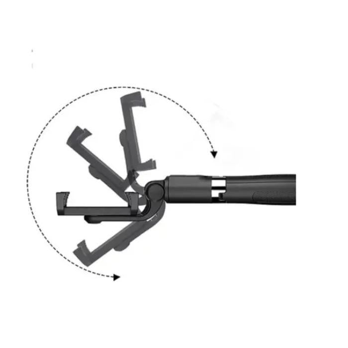 BASTAO DE SELFIE BLUETOOTH COM CONTROLE REMOTO RETRATIL PORTATIL MINI TRIPE